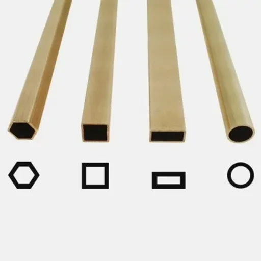 Round, Square & Rectangle Brass Tubes